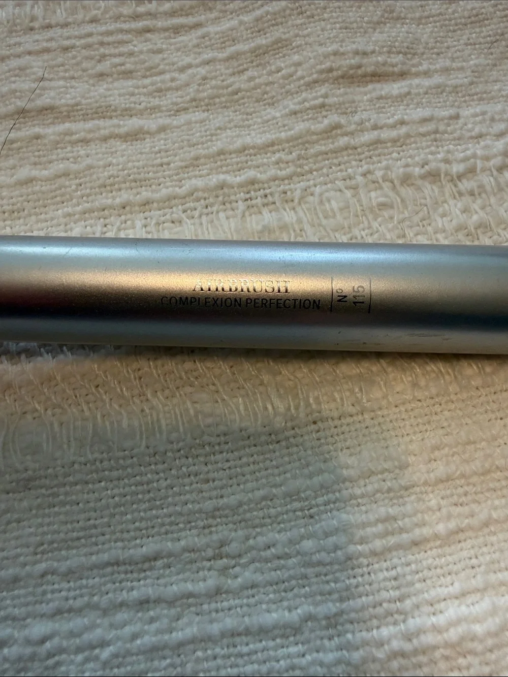 Silver Makeup Brush Set, Set of 4, Mixed Use & Brands, VGUC